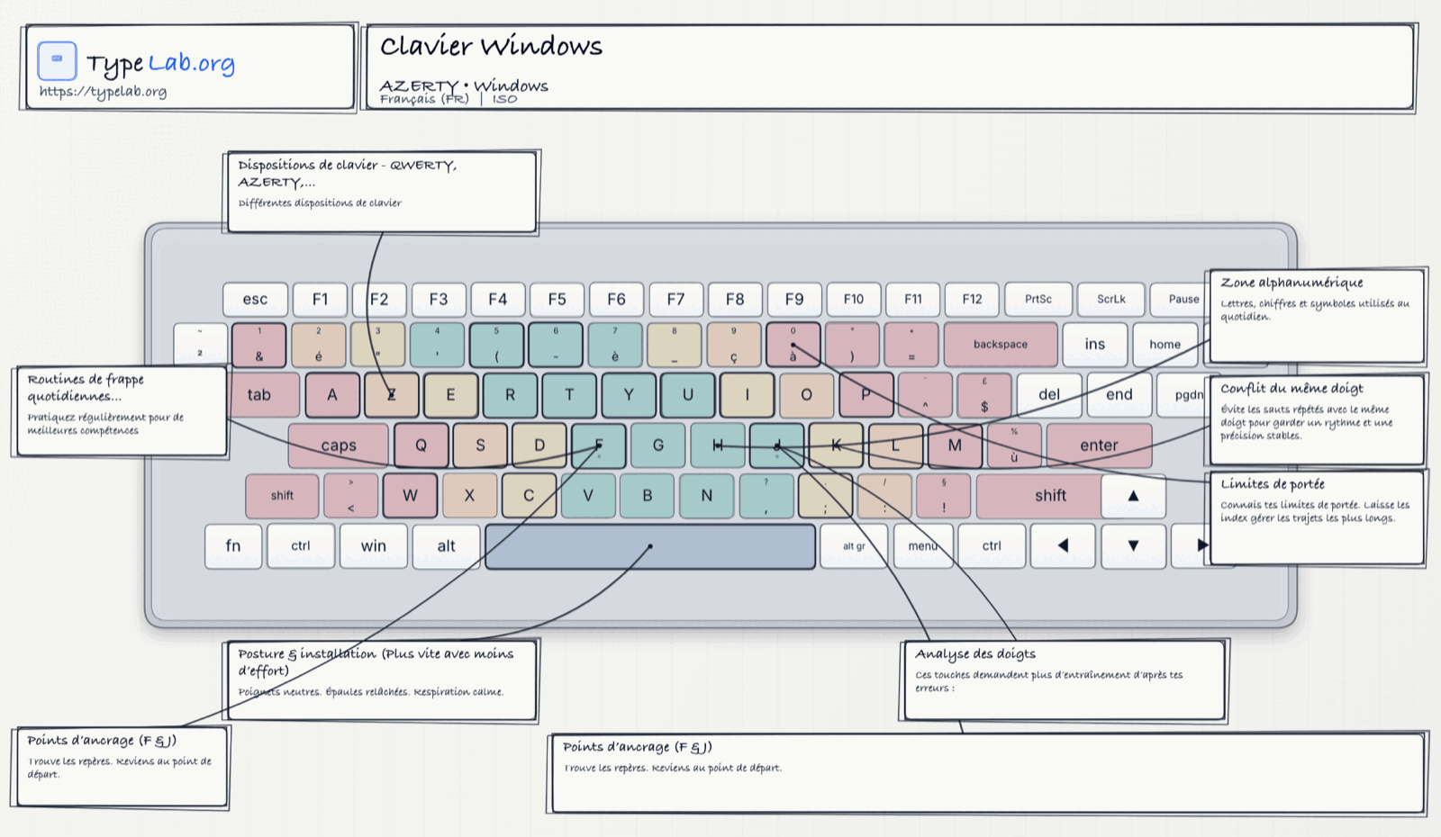 Infographie clavier (Windows)