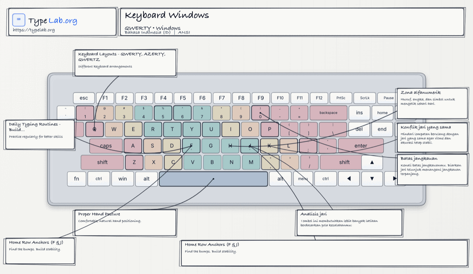 Infografik keyboard (Windows)